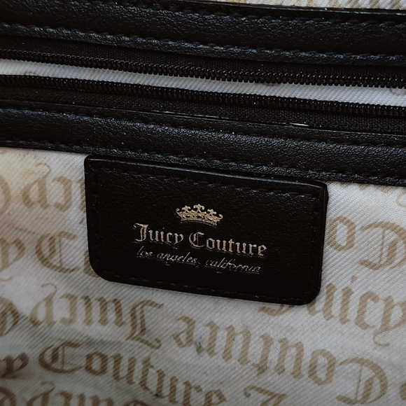 Juicy Couture Vintage Y2K Handbag In Black. Stunningly Beautiful JC Designer Bag - Picture 10 of 16
